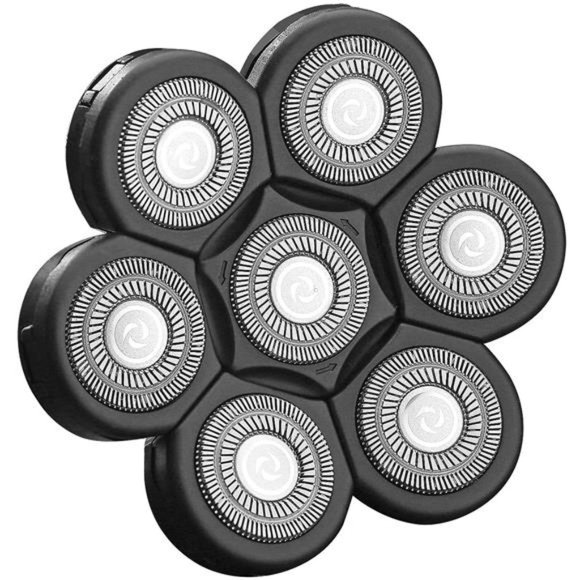 7D Bayonet Upgrade 7 Heads Electric Shaver Bald Head Shaver Replacement Blades - Picture 6 of 6